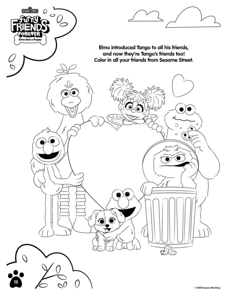 110+ Elmo Coloring Pages: Playful and Educational Fun 25