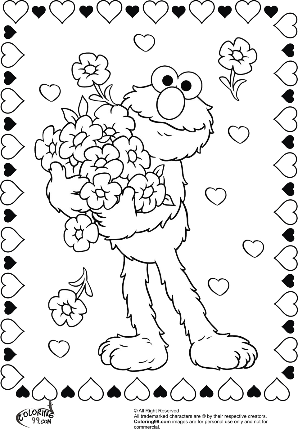 110+ Elmo Coloring Pages: Playful and Educational Fun 7