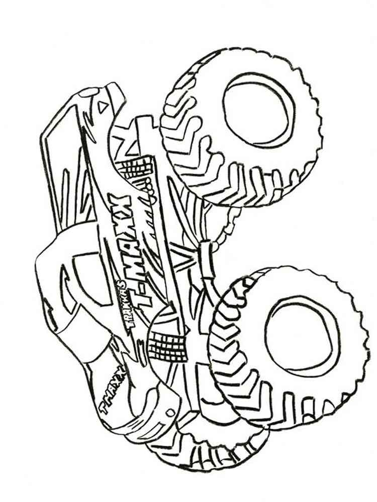 110+ Monster Truck Coloring Pages 10