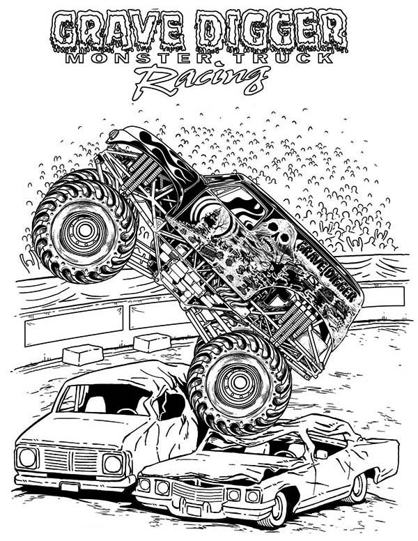 110+ Monster Truck Coloring Pages 108