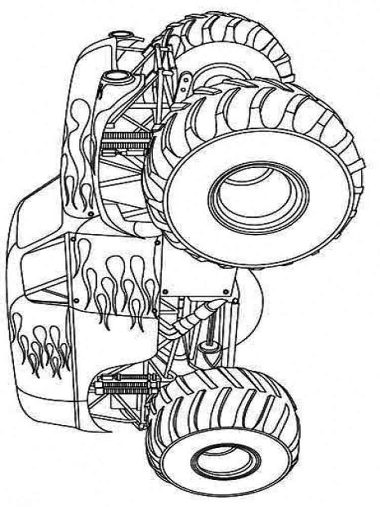 110+ Monster Truck Coloring Pages 12