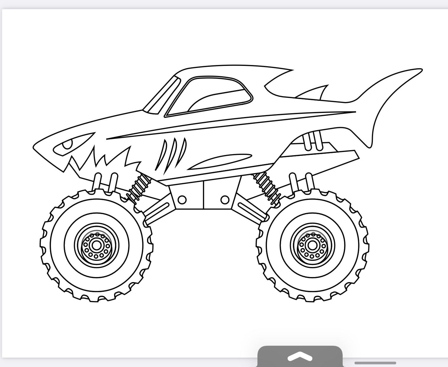 110+ Monster Truck Coloring Pages 38