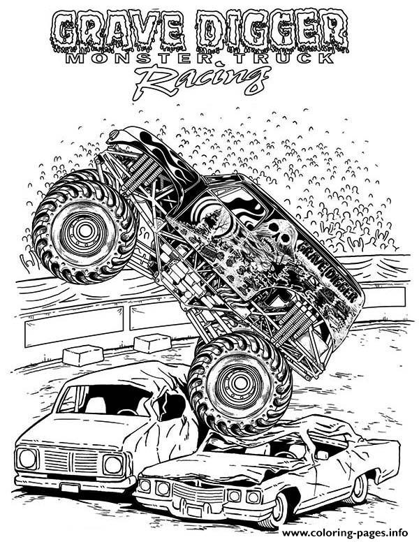 110+ Monster Truck Coloring Pages 48