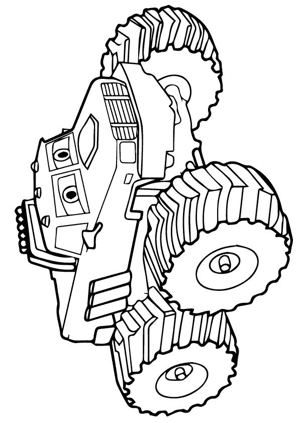 110+ Monster Truck Coloring Pages 49