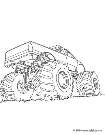 110+ Monster Truck Coloring Pages 50