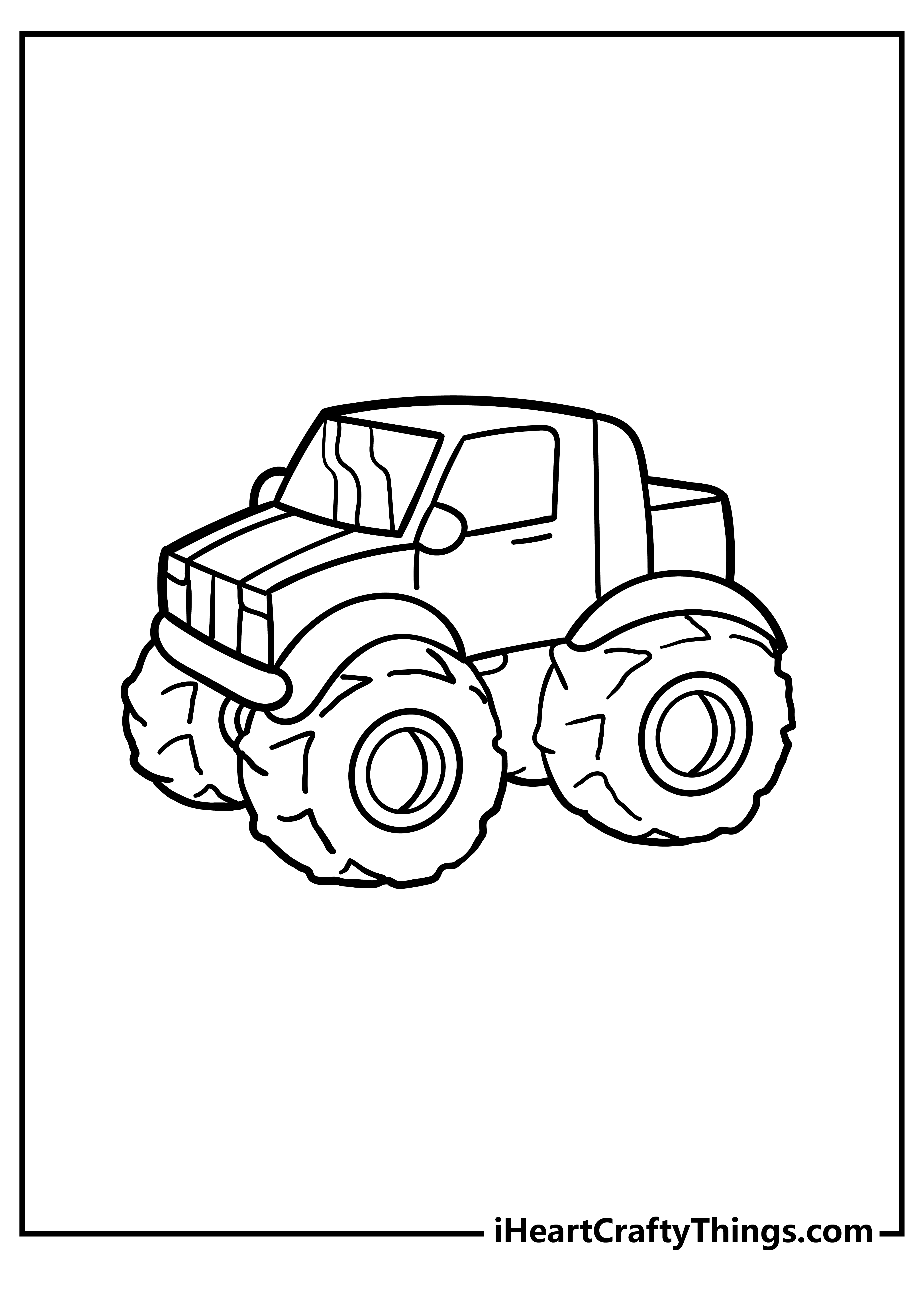 110+ Monster Truck Coloring Pages 51