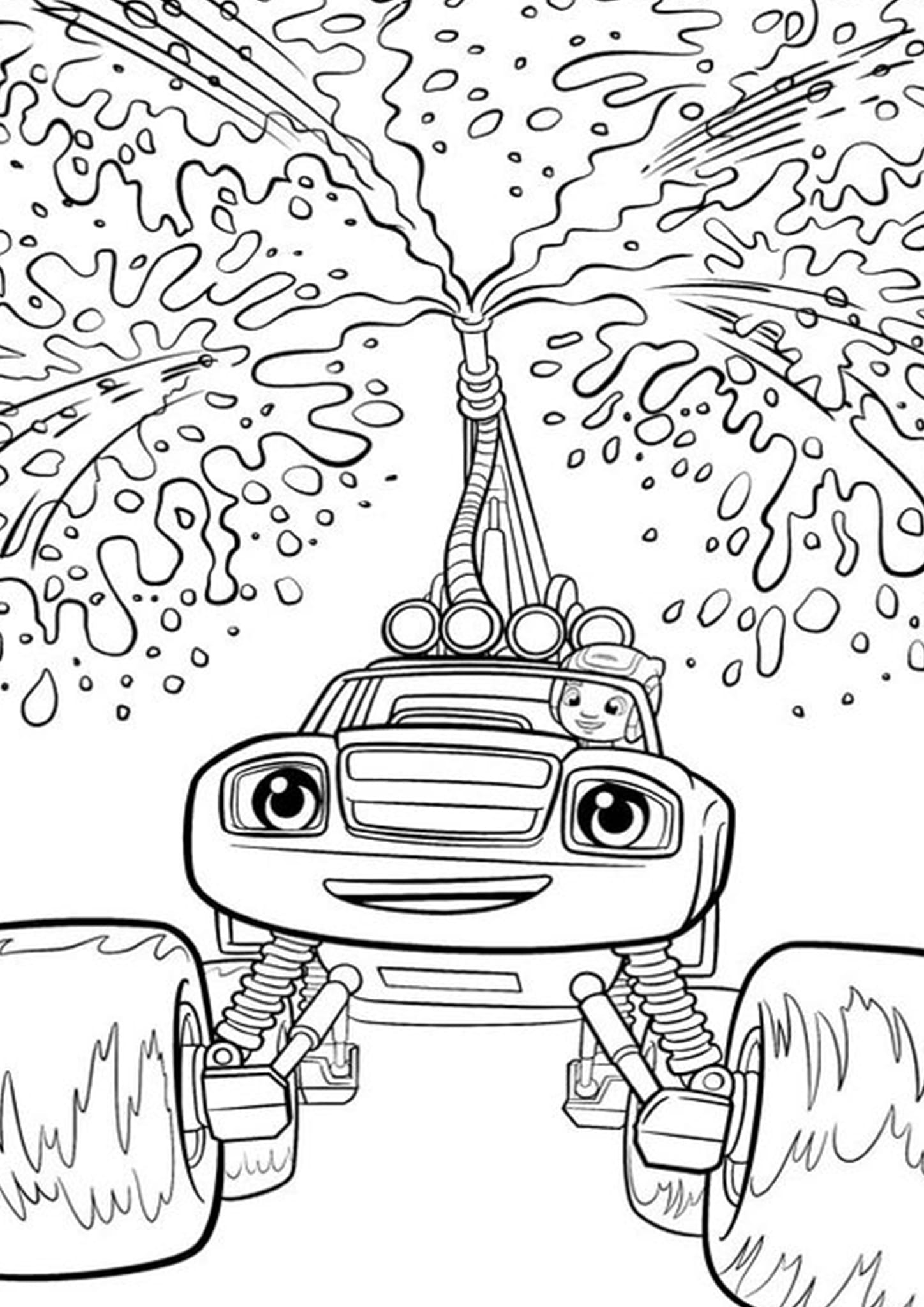 110+ Monster Truck Coloring Pages 52