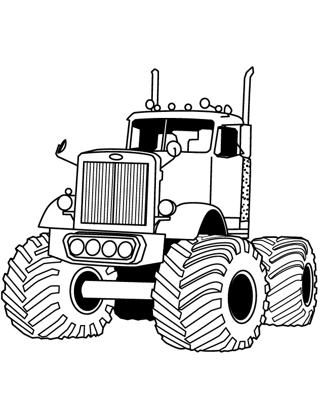 110+ Monster Truck Coloring Pages 58