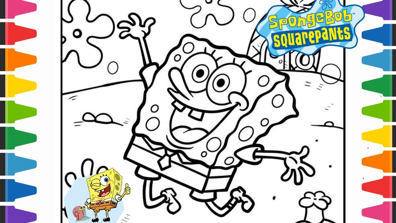 113+ Sponge Coloring Pages: SpongeBob Fun 111