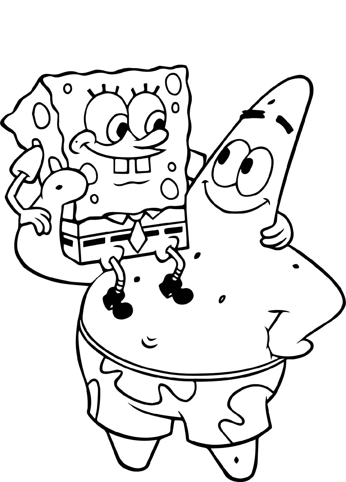 113+ Sponge Coloring Pages: SpongeBob Fun 14