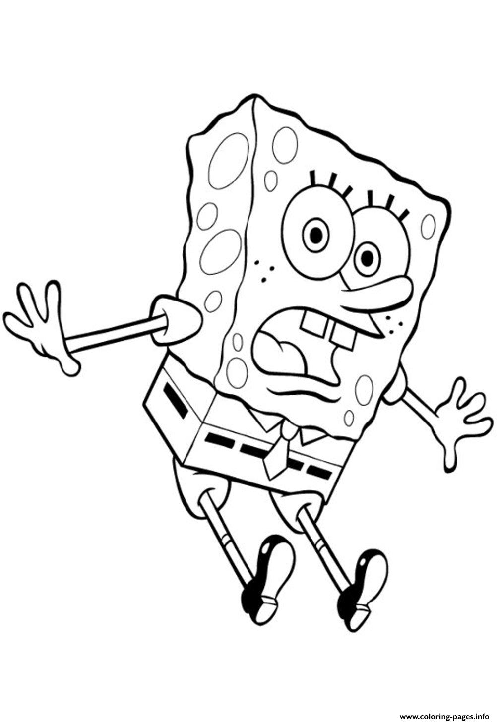 113+ Sponge Coloring Pages: SpongeBob Fun 18