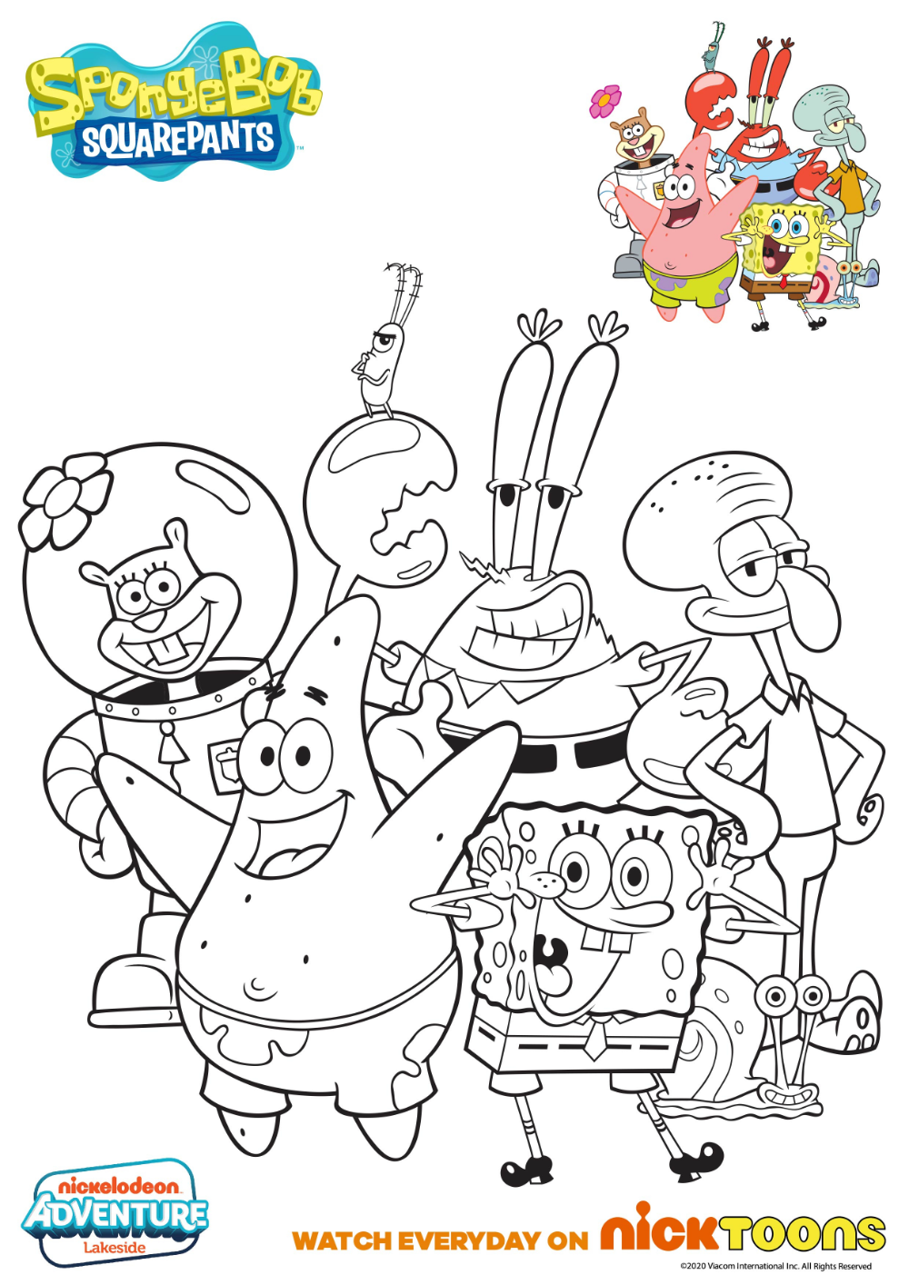 113+ Sponge Coloring Pages: SpongeBob Fun 19