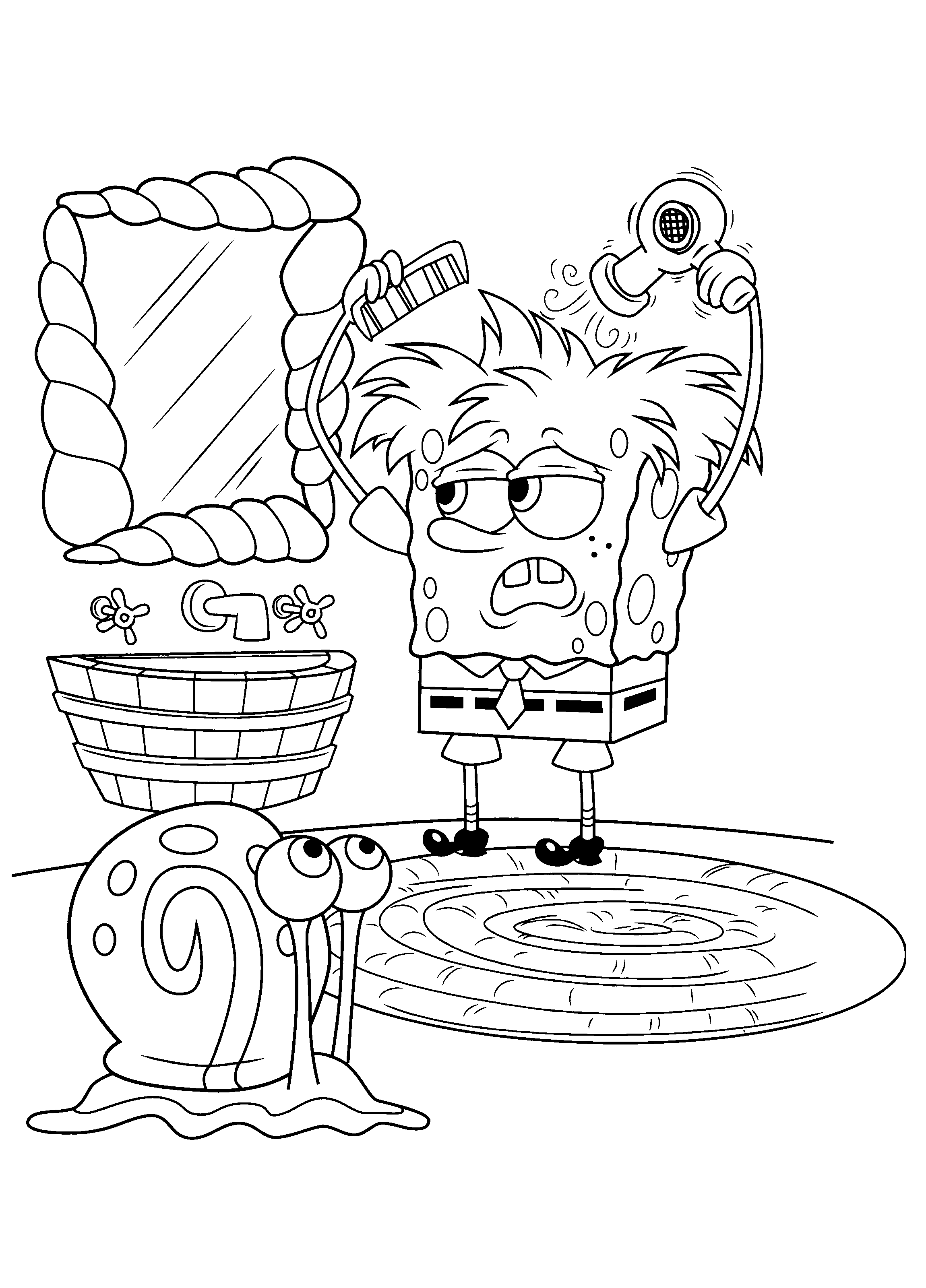 113+ Sponge Coloring Pages: SpongeBob Fun 2