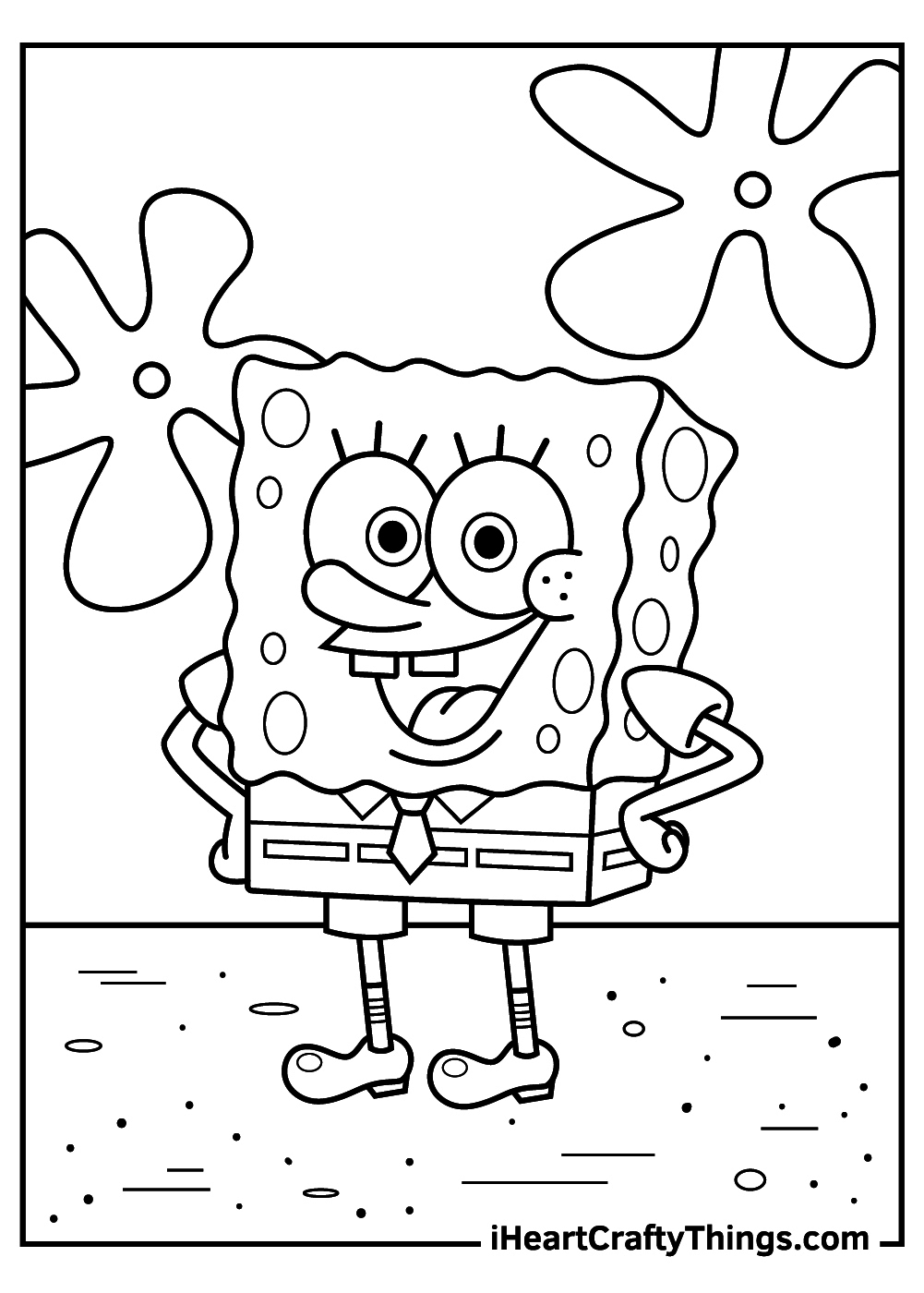 113+ Sponge Coloring Pages: SpongeBob Fun 20