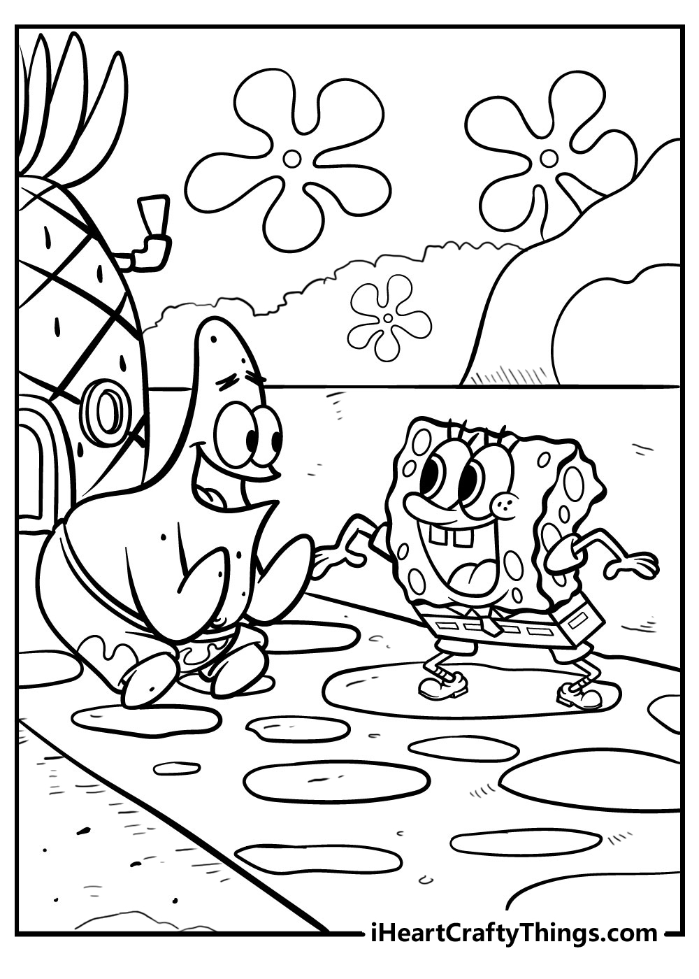 113+ Sponge Coloring Pages: SpongeBob Fun 22