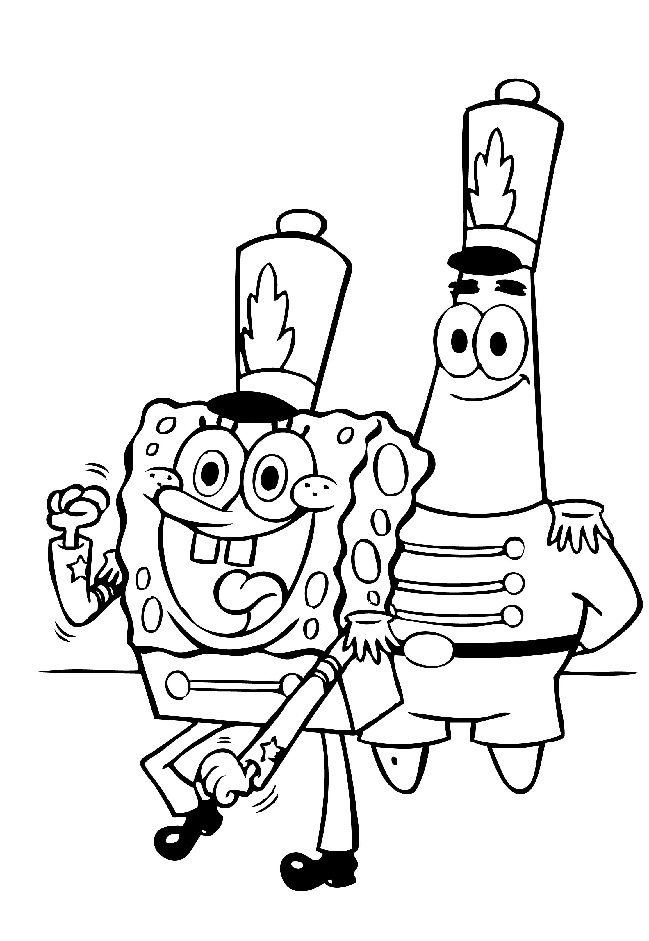 113+ Sponge Coloring Pages: SpongeBob Fun 5