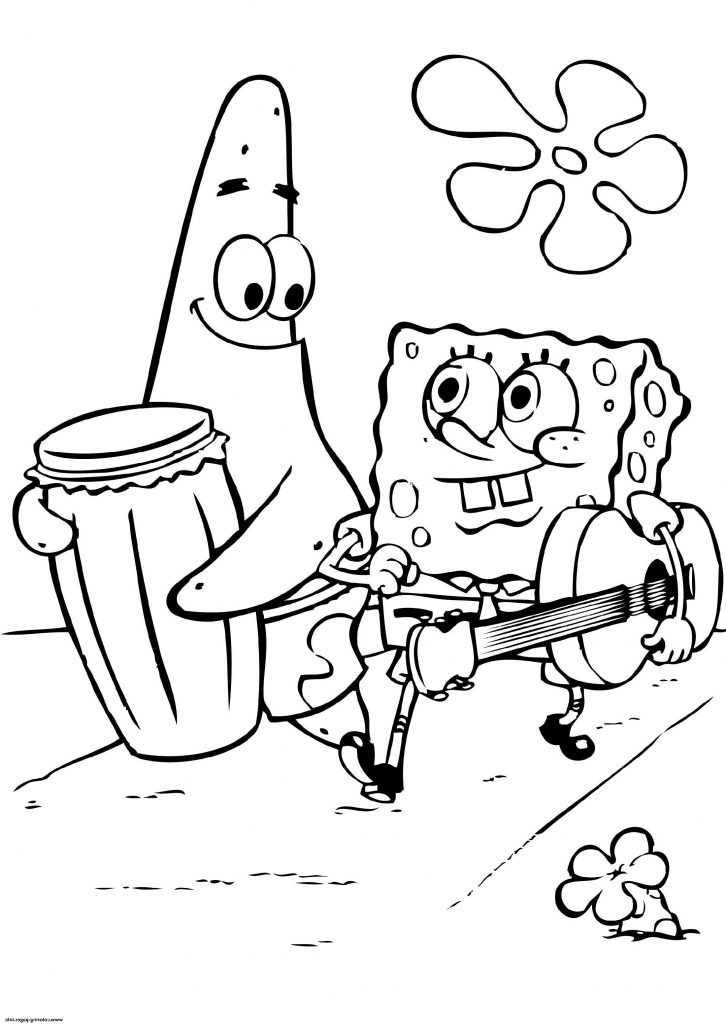 113+ Sponge Coloring Pages: SpongeBob Fun 62