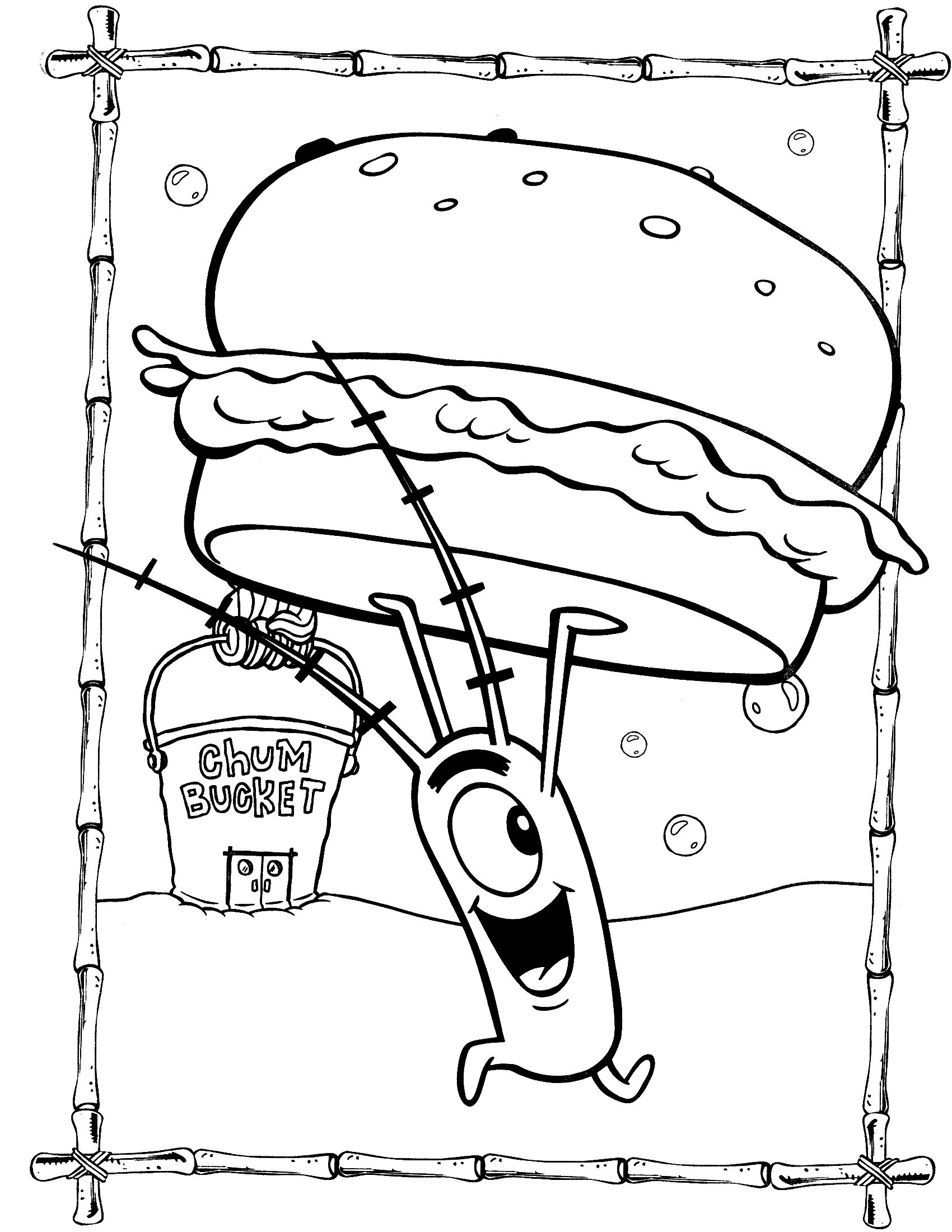 113+ Sponge Coloring Pages: SpongeBob Fun 7