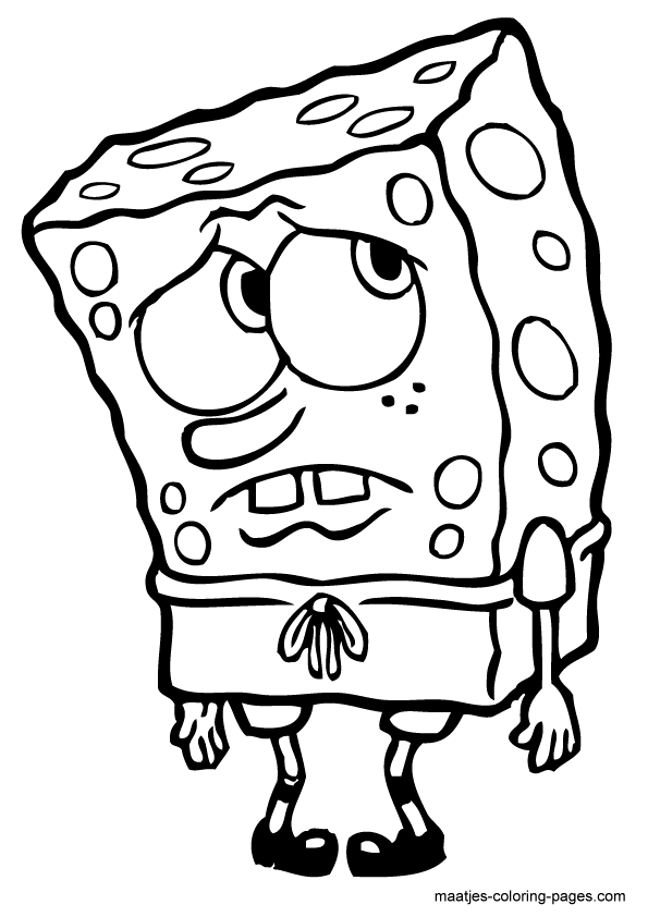 113+ Sponge Coloring Pages: SpongeBob Fun 75