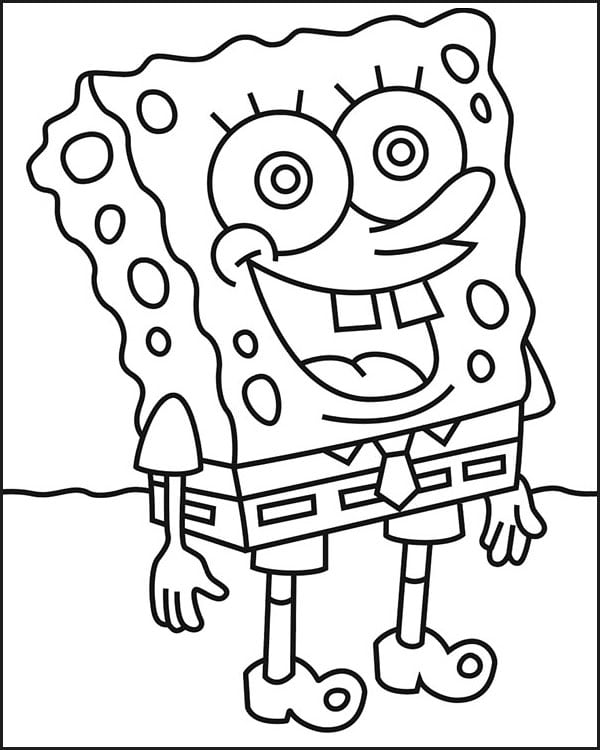 113+ Sponge Coloring Pages: SpongeBob Fun 81