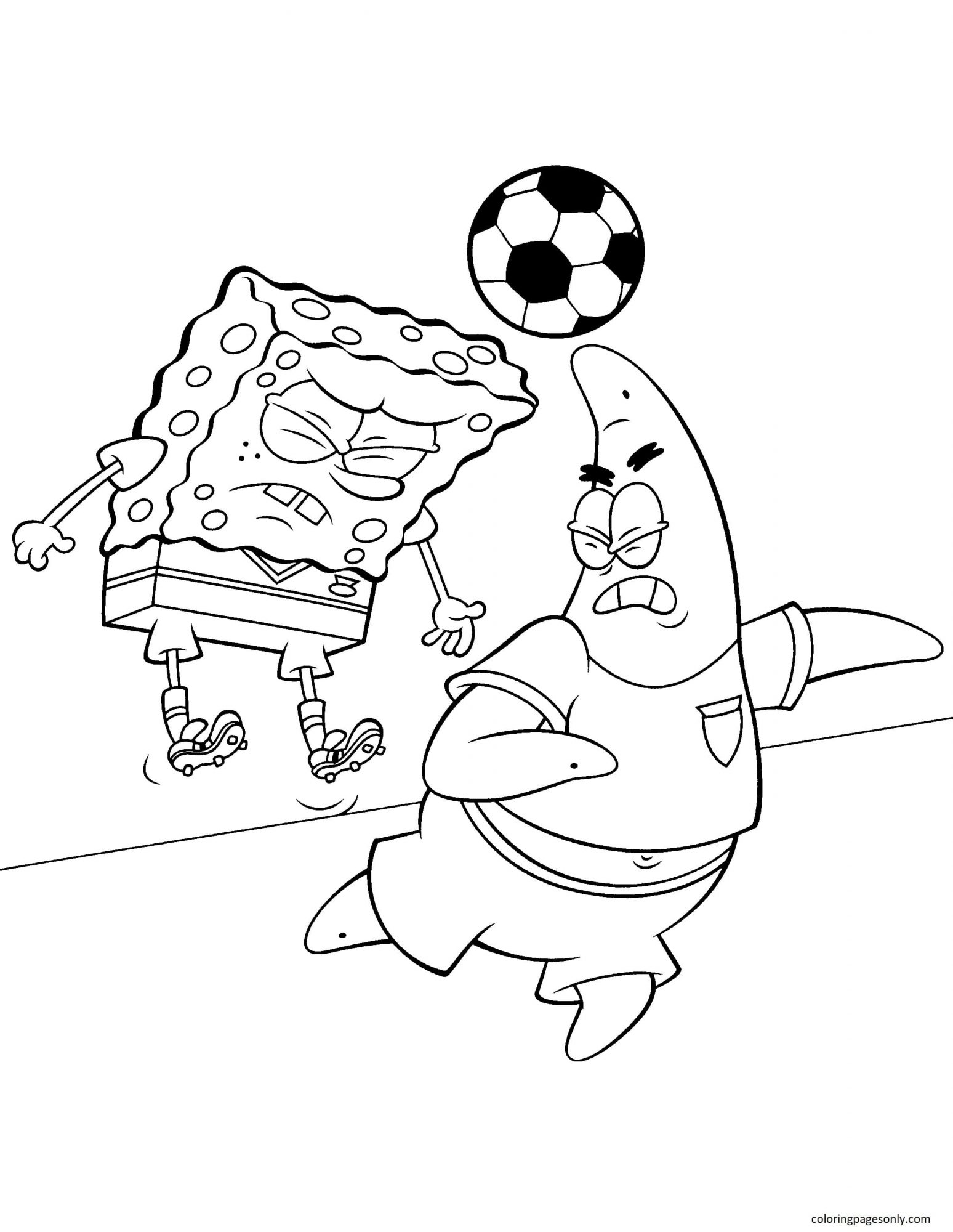 113+ Sponge Coloring Pages: SpongeBob Fun 9