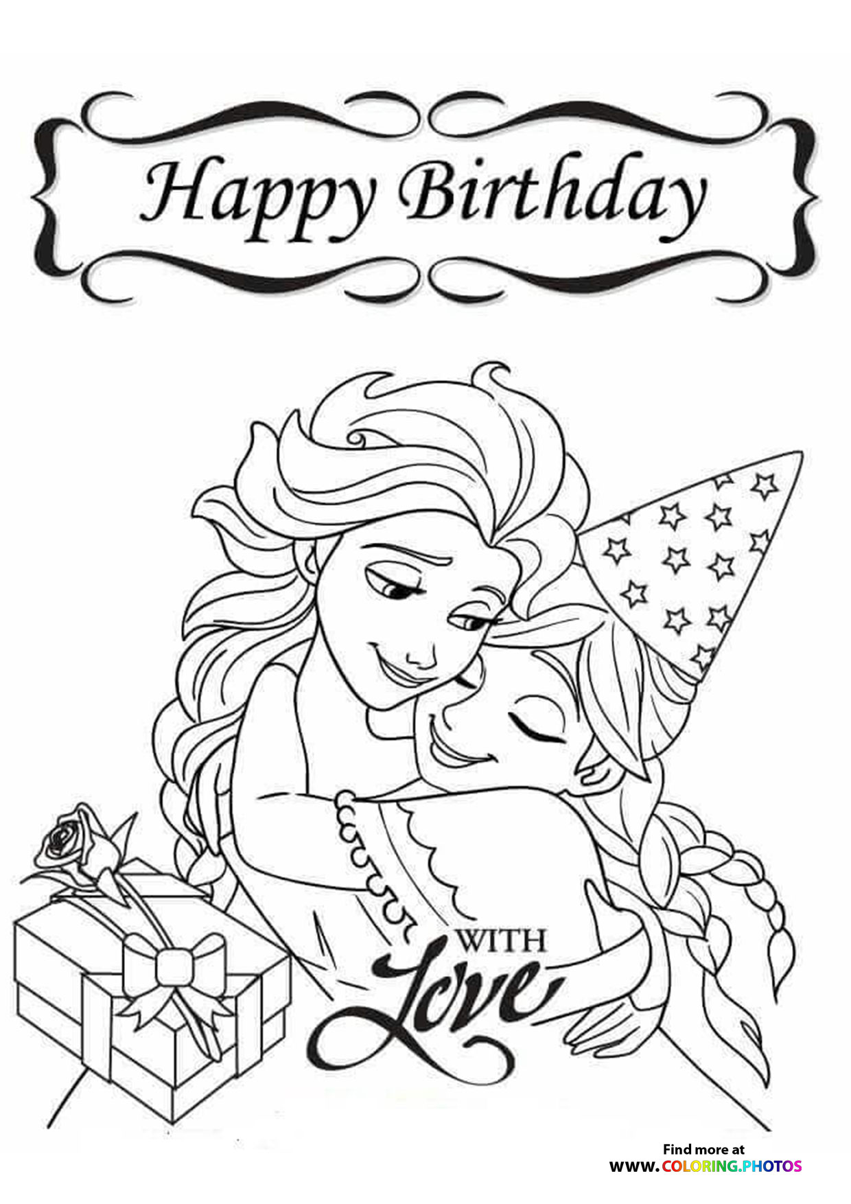 130+ Elsa Coloring Pages Printables 11