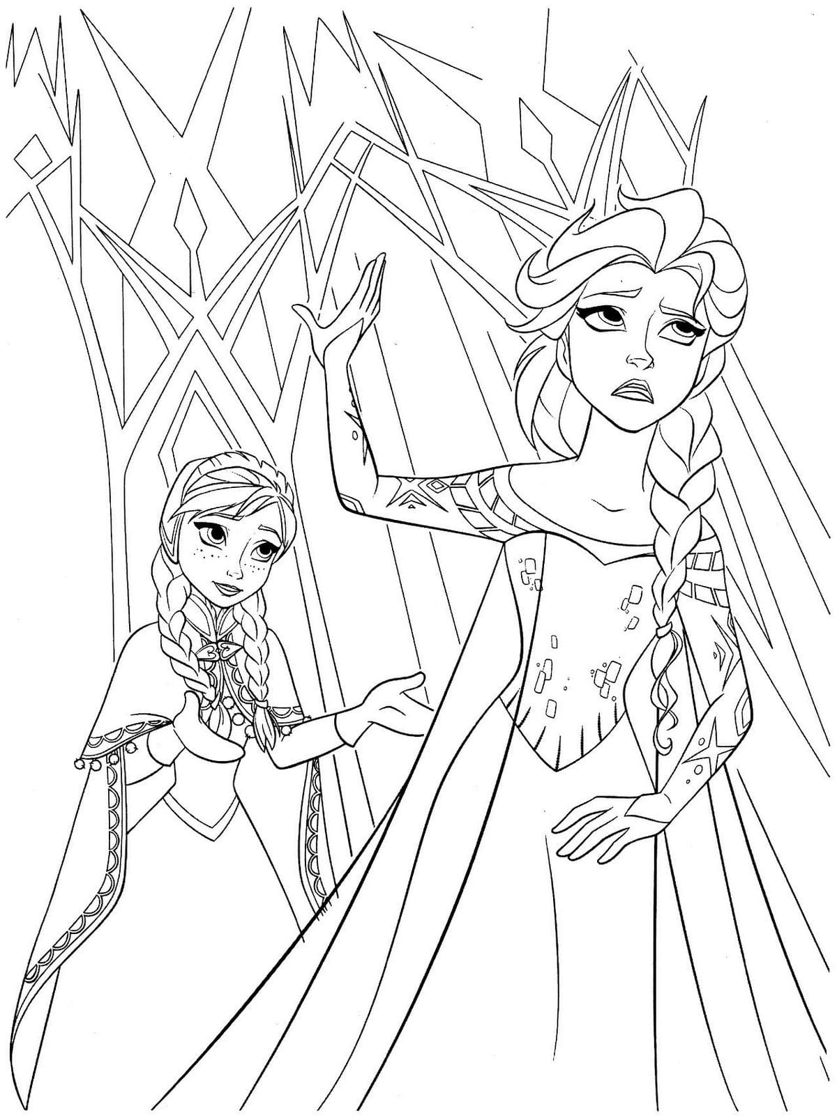 130+ Elsa Coloring Pages Printables 14