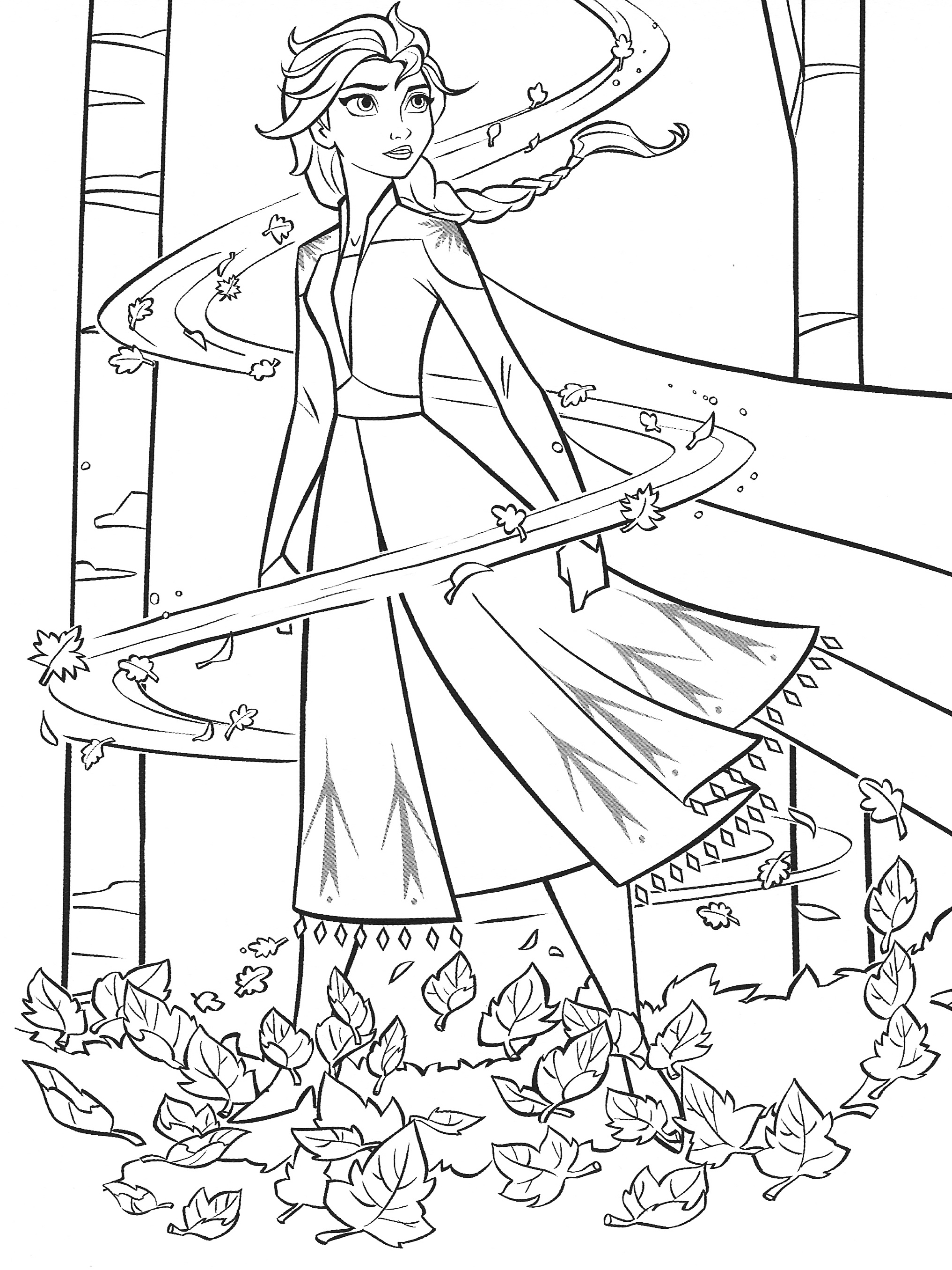 130+ Elsa Coloring Pages Printables 2