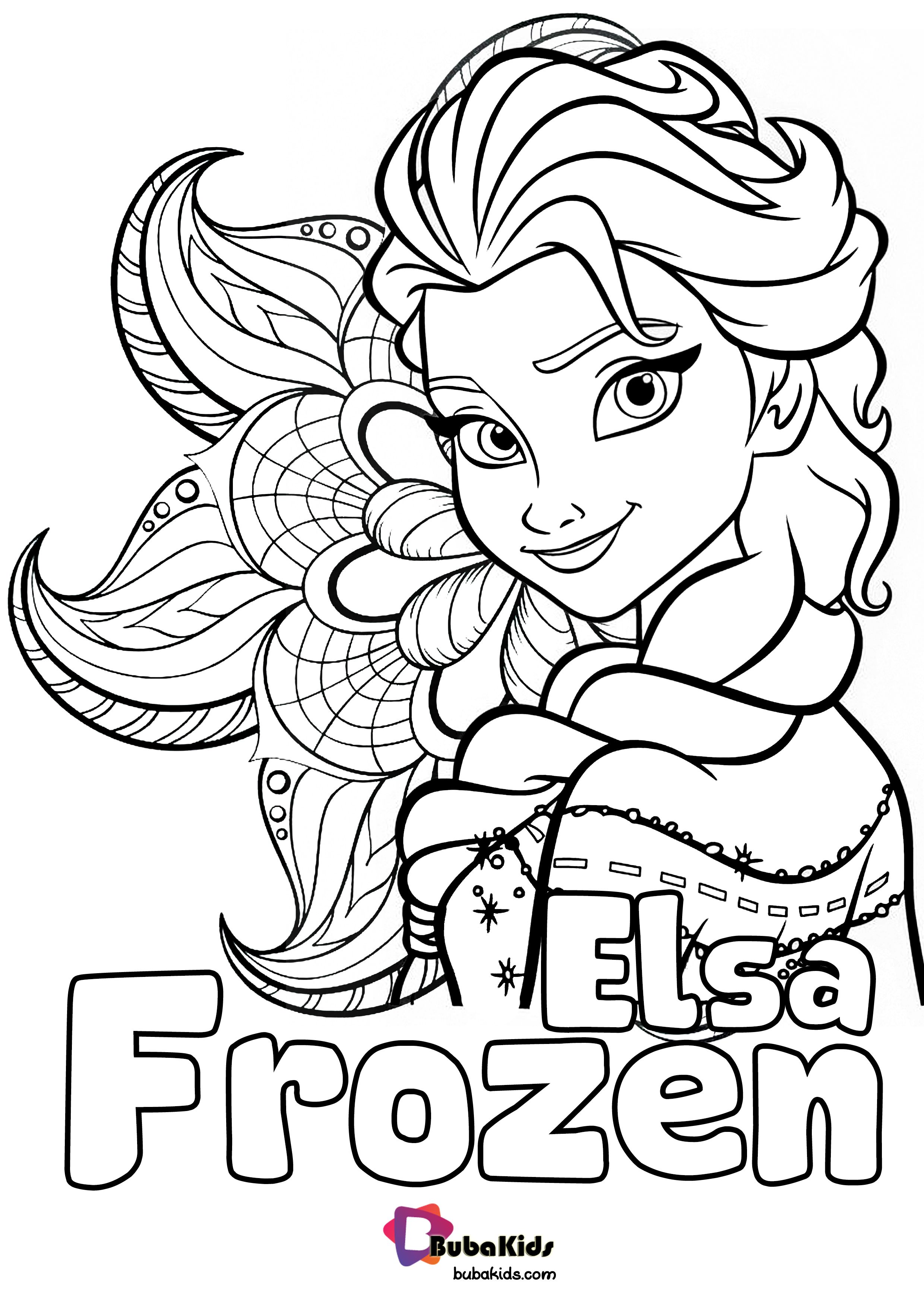 130+ Elsa Coloring Pages Printables 38