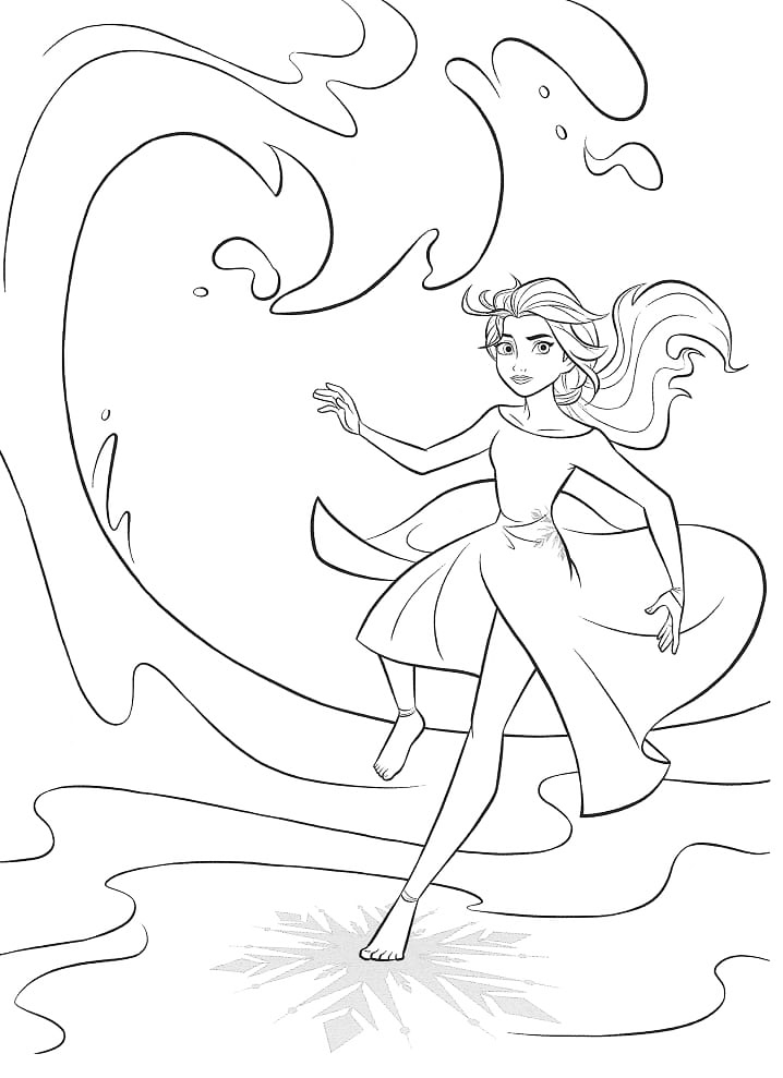 130+ Elsa Coloring Pages Printables 50