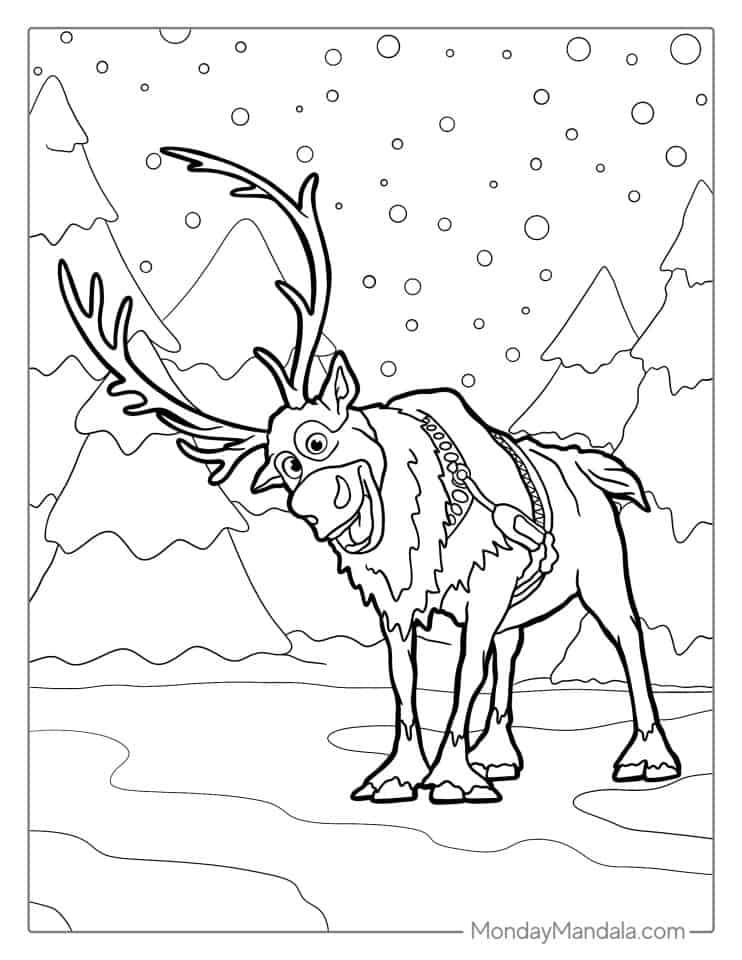 130+ Elsa Coloring Pages Printables 53