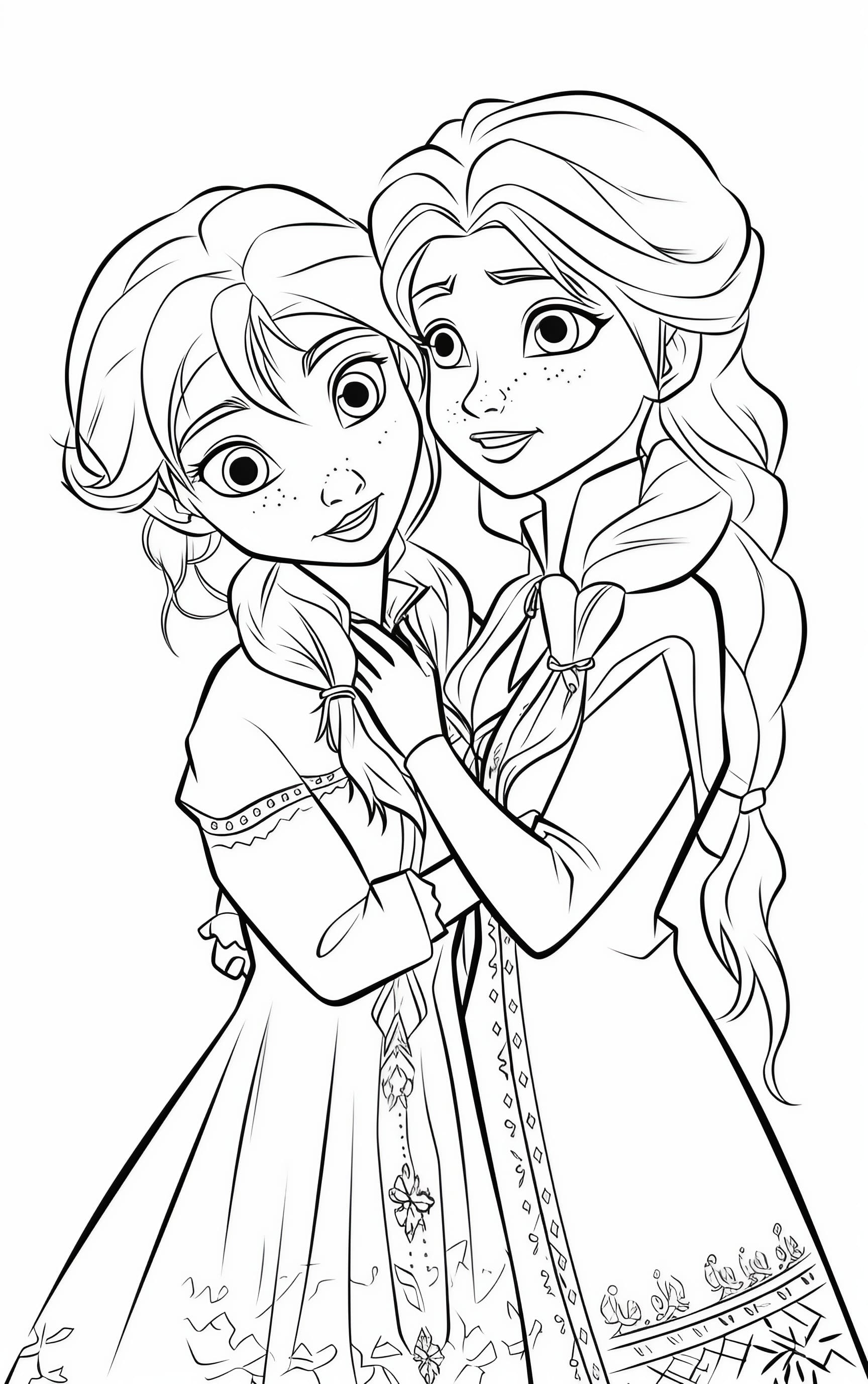 130+ Elsa Coloring Pages Printables 7