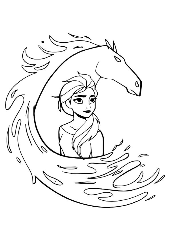 130+ Elsa Coloring Pages Printables 75