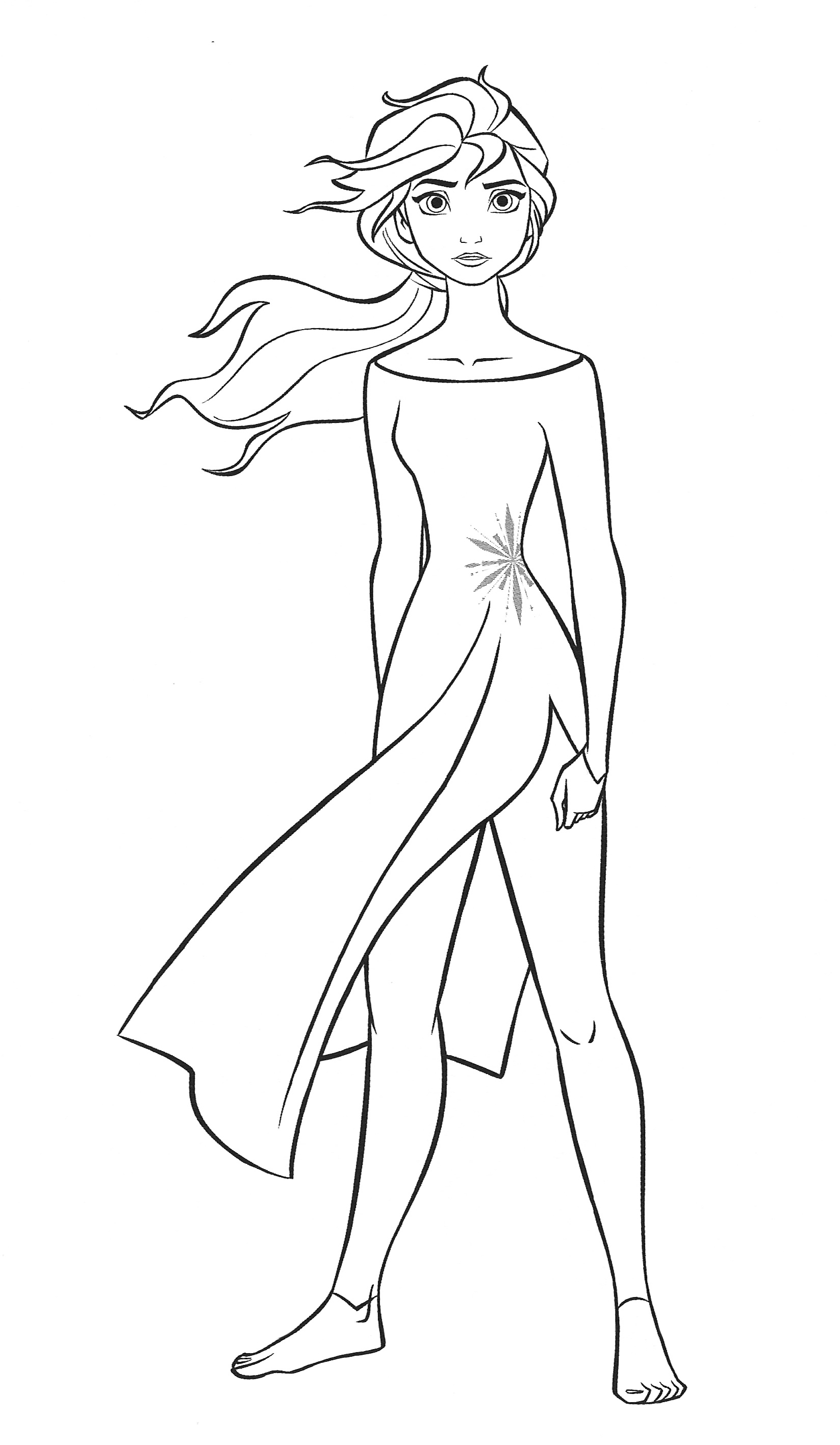 130+ Elsa Coloring Pages Printables 8