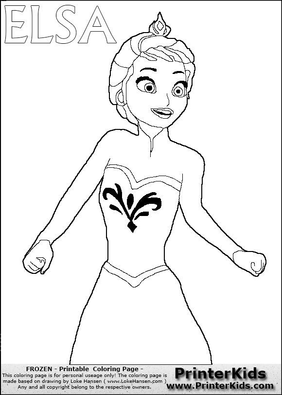 130+ Elsa Coloring Pages Printables 84