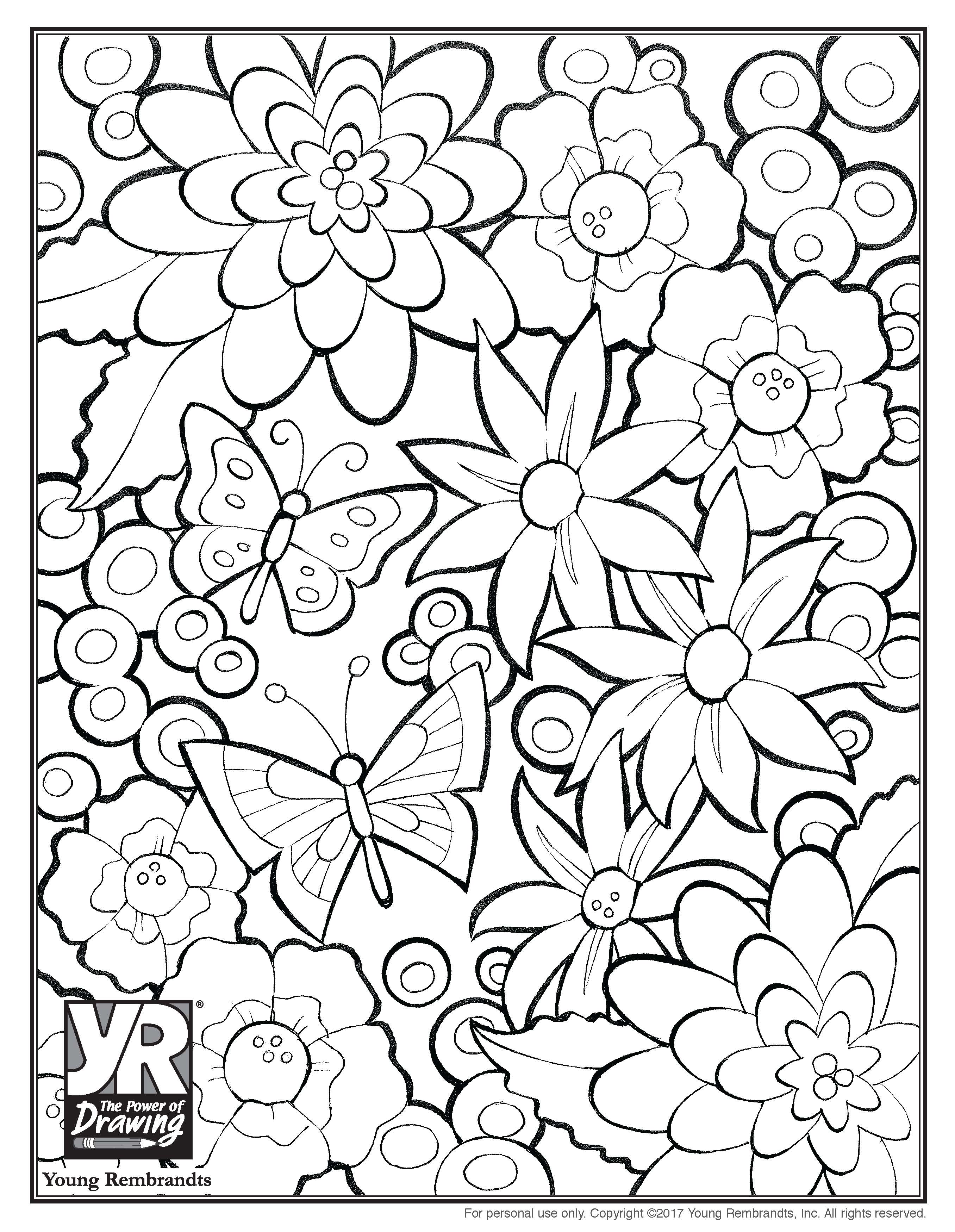 160+ Coloring Page Flowers: Blossom Your Imagination 1
