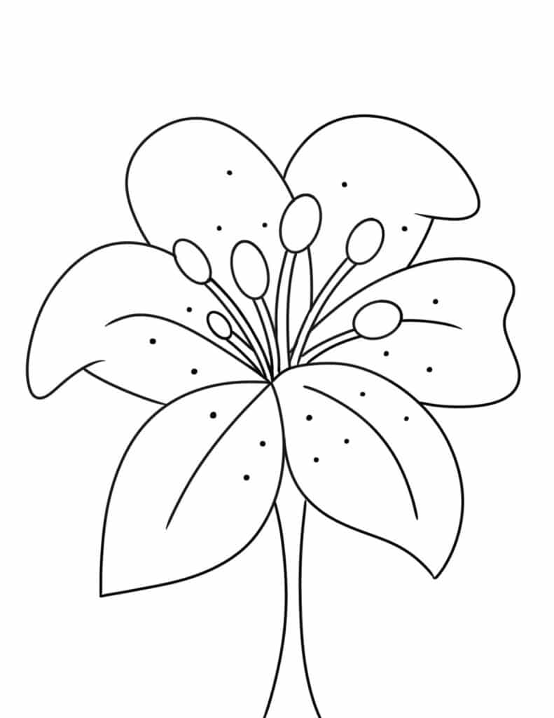 160+ Coloring Page Flowers: Blossom Your Imagination 140