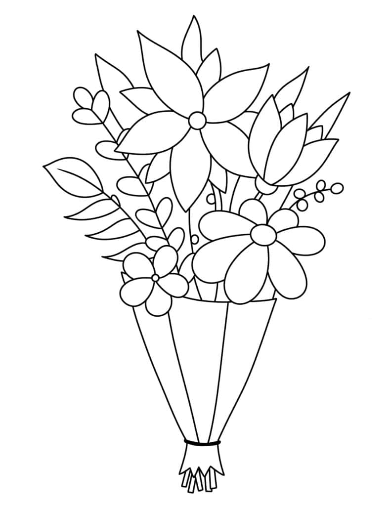 160+ Coloring Page Flowers: Blossom Your Imagination 150