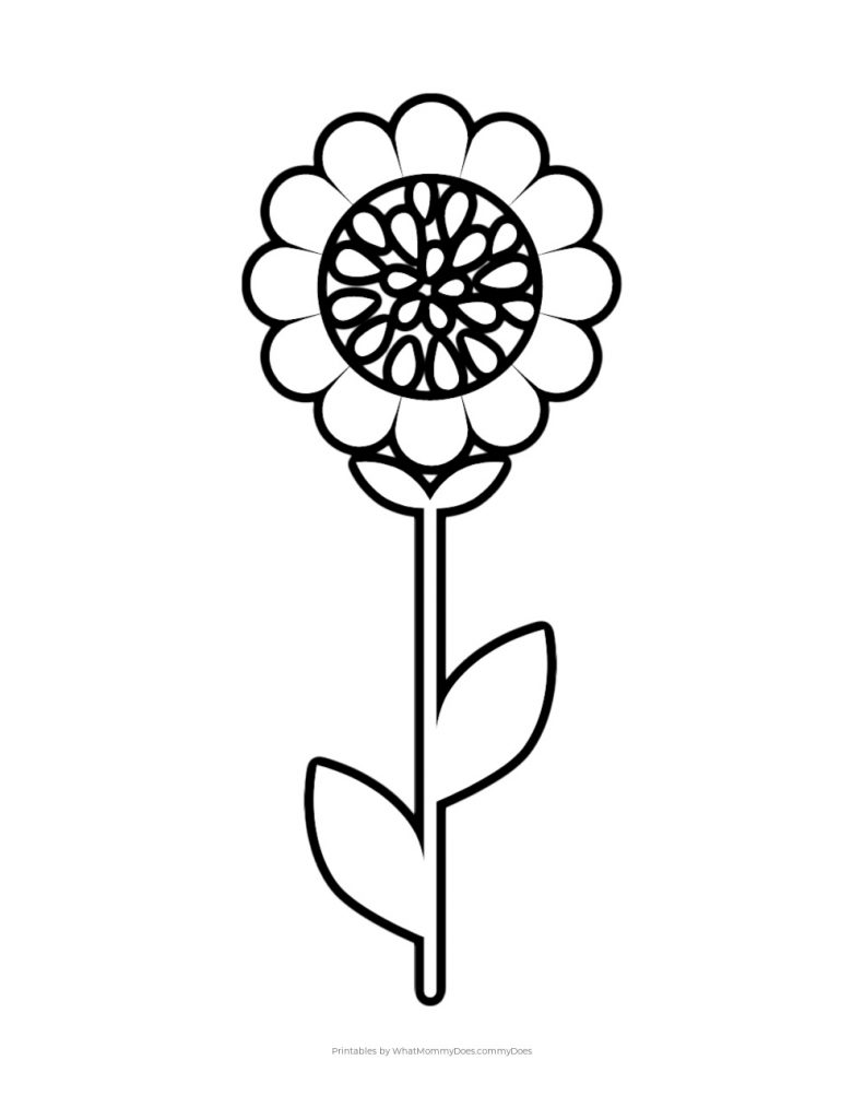 160+ Coloring Page Flowers: Blossom Your Imagination 154