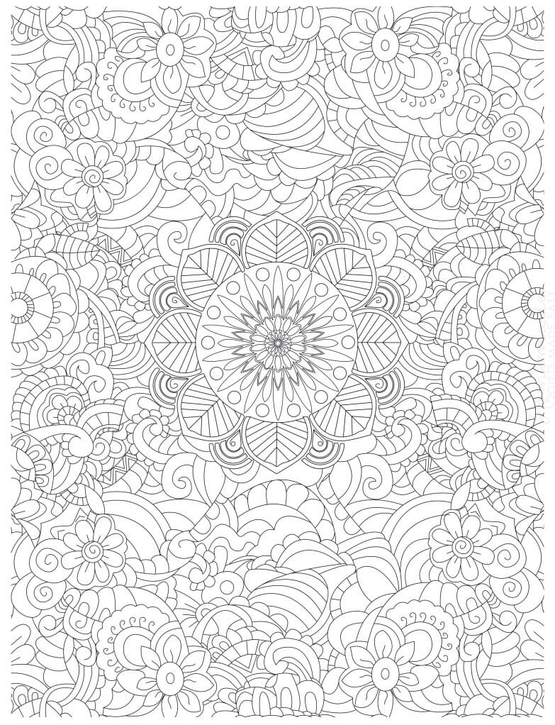 160+ Coloring Page Flowers: Blossom Your Imagination 160
