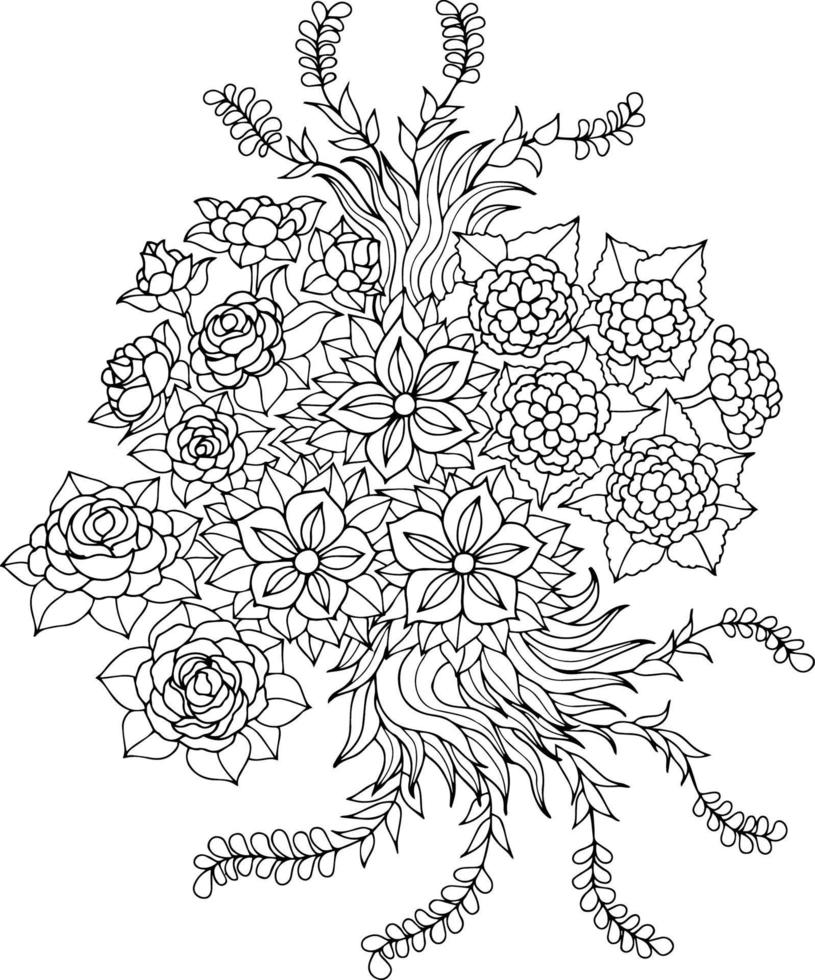 160+ Coloring Page Flowers: Blossom Your Imagination 161
