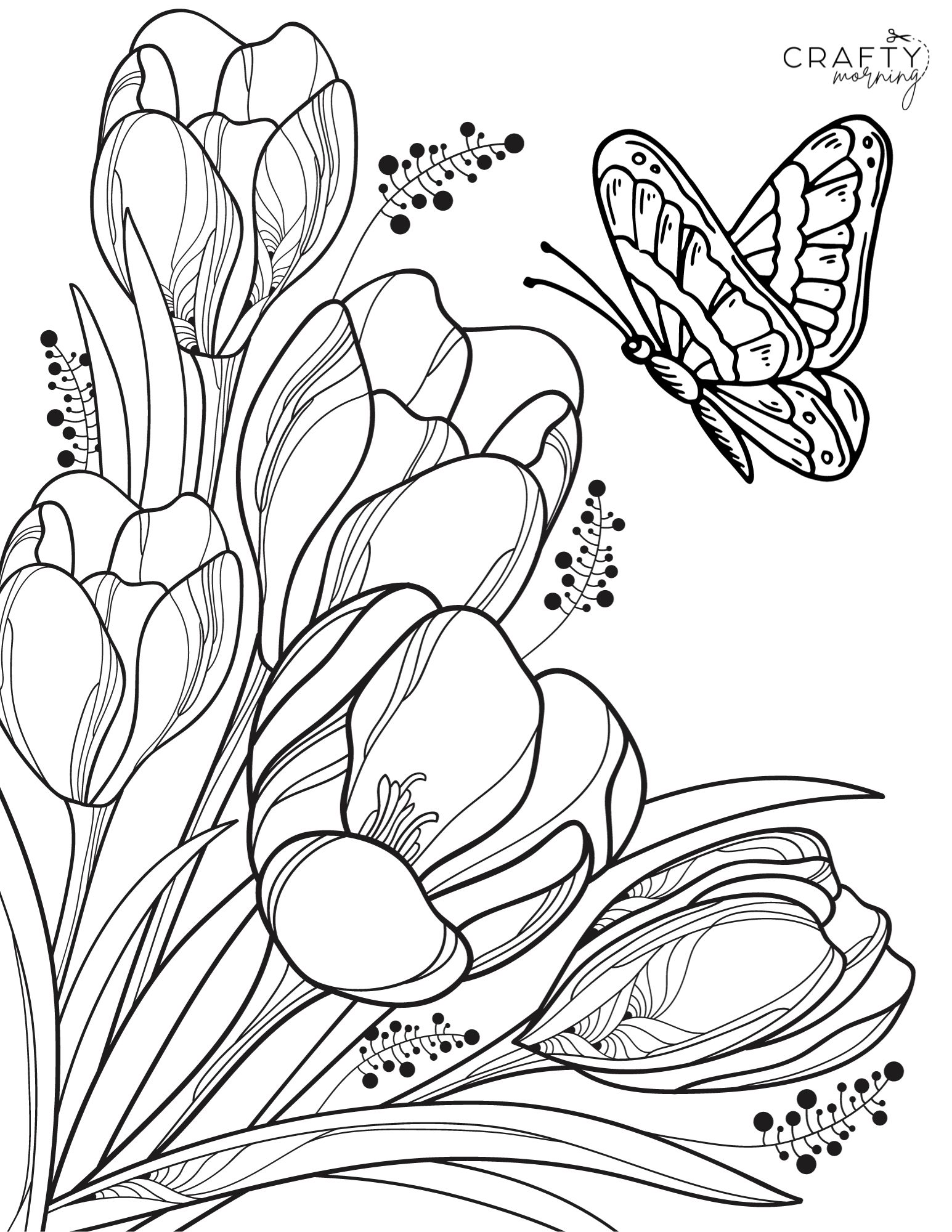160+ Coloring Page Flowers: Blossom Your Imagination 42