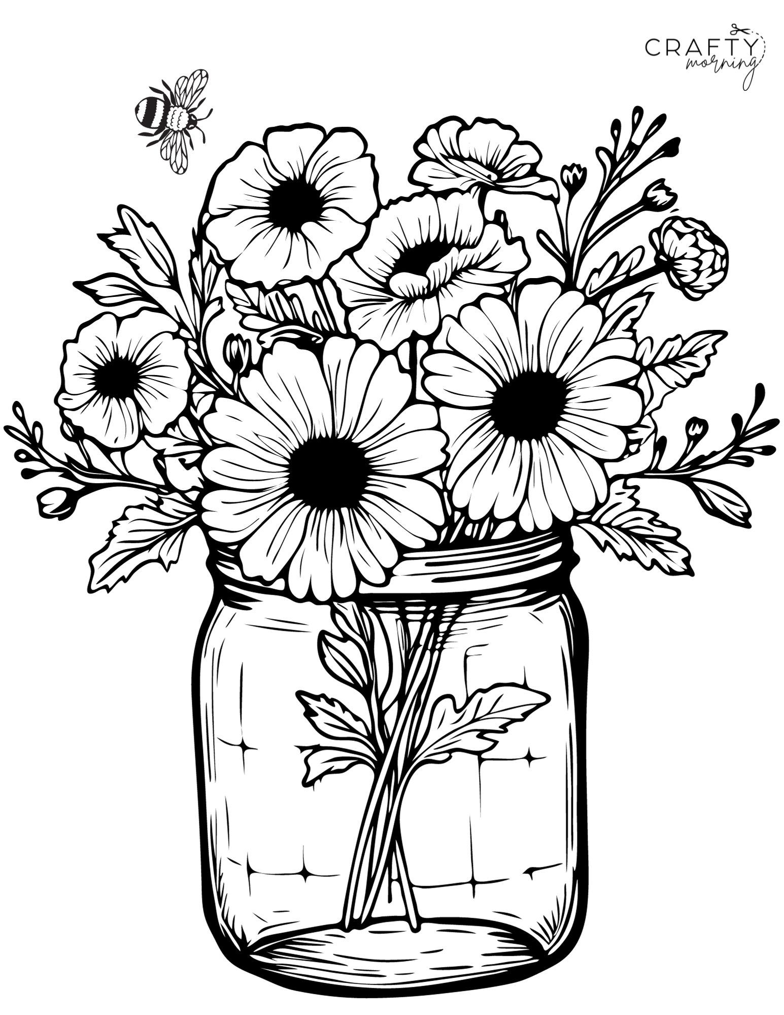 160+ Coloring Page Flowers: Blossom Your Imagination 46