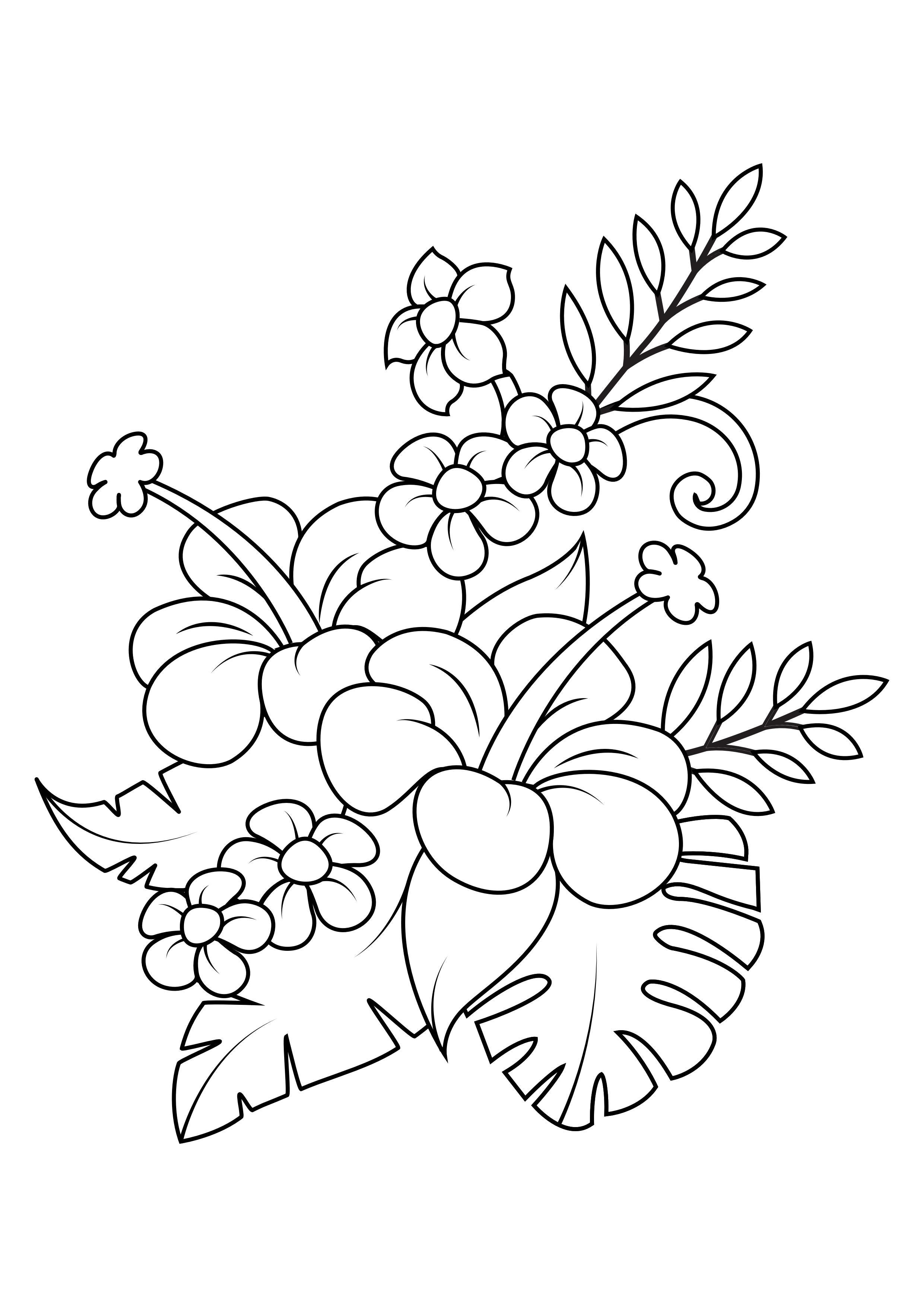 160+ Coloring Page Flowers: Blossom Your Imagination 5