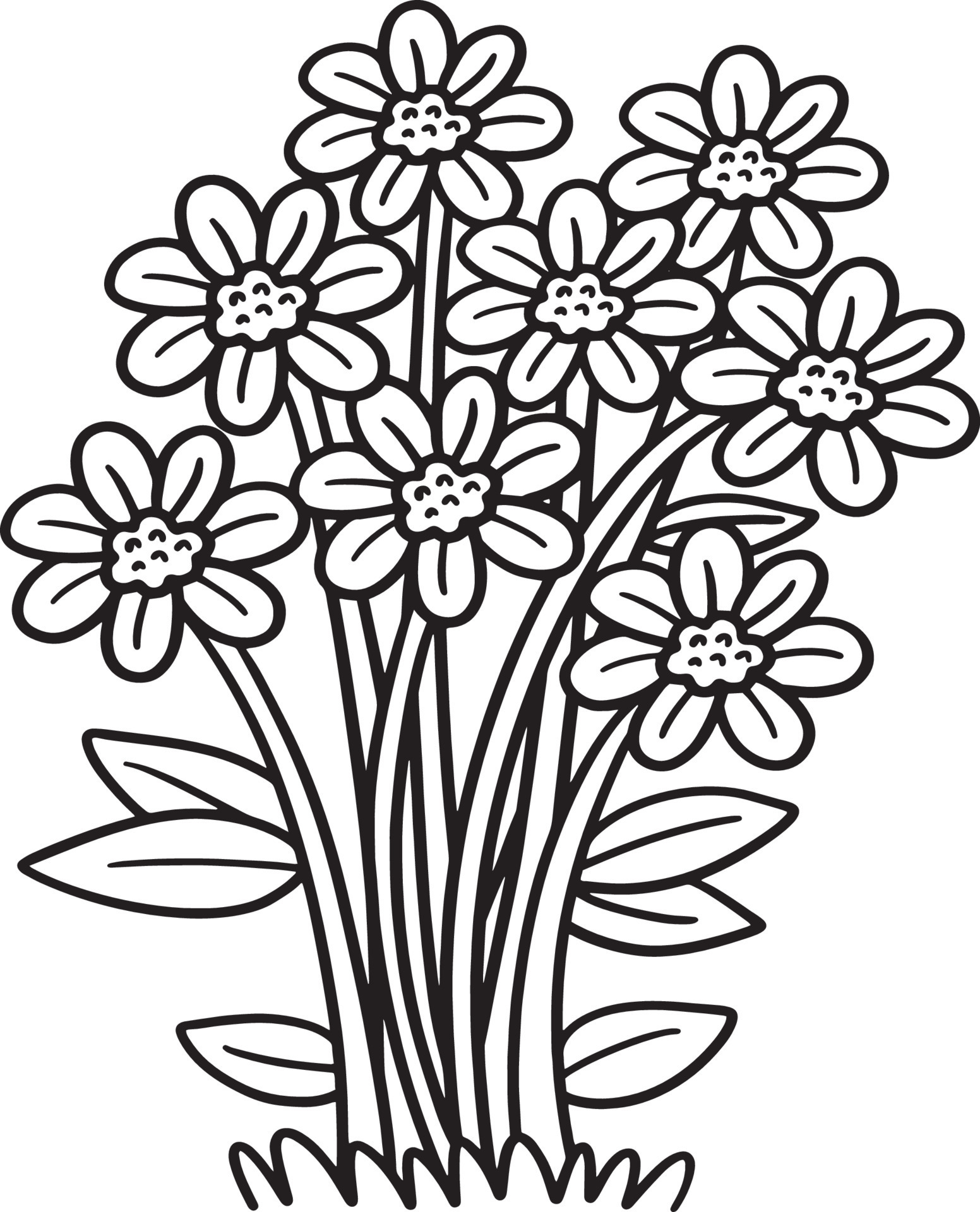 160+ Coloring Page Flowers: Blossom Your Imagination 50