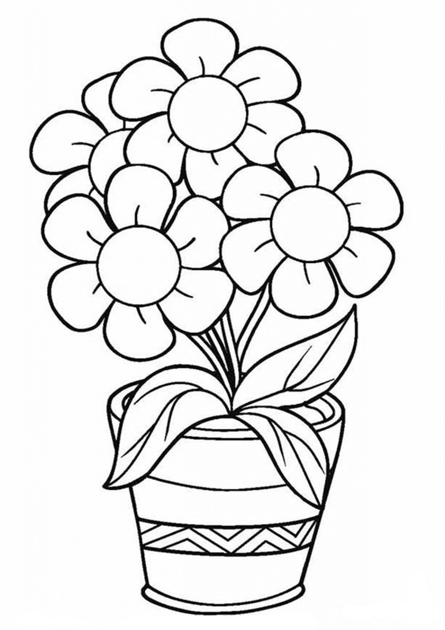 160+ Coloring Page Flowers: Blossom Your Imagination 52