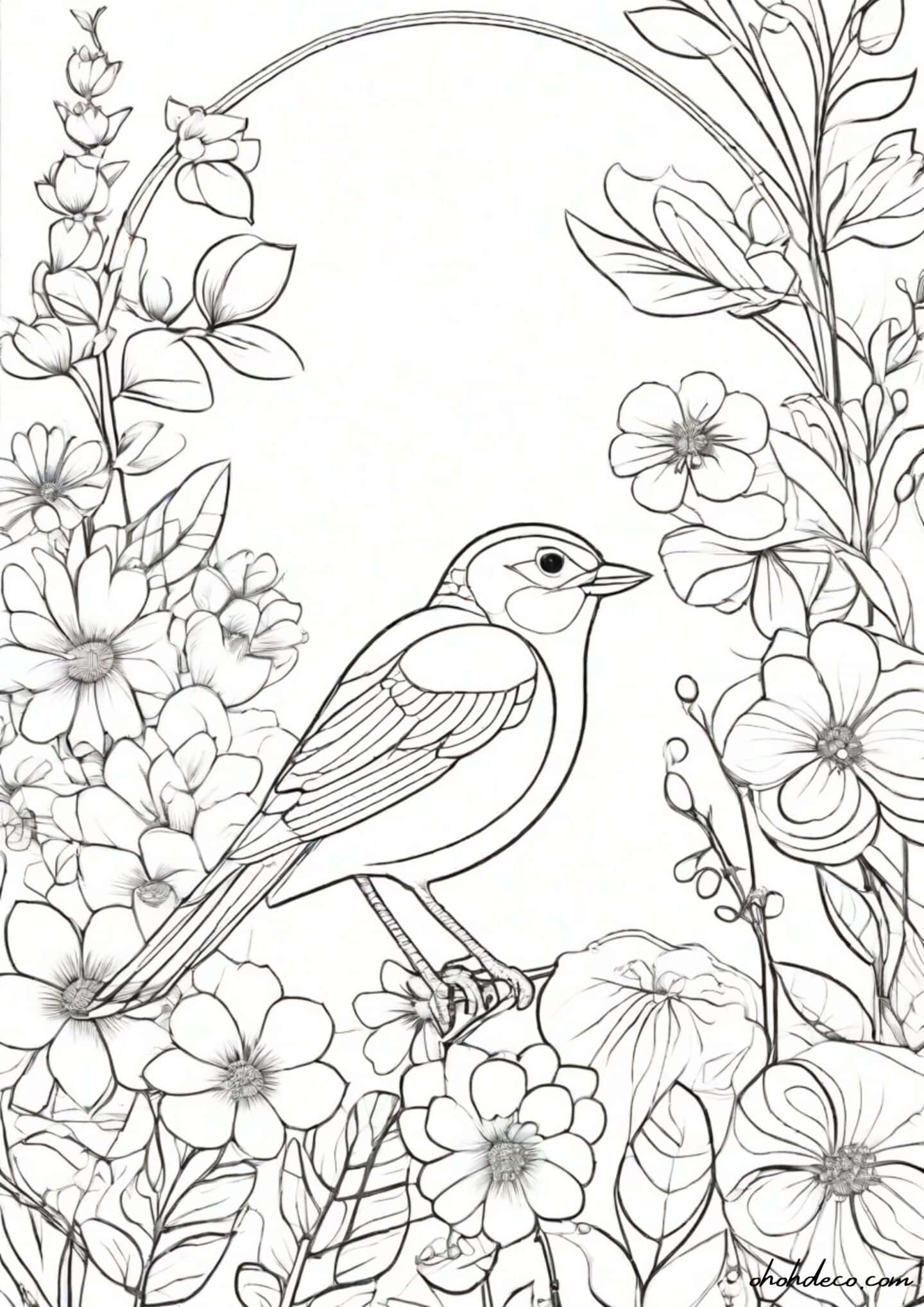 160+ Coloring Page Flowers: Blossom Your Imagination 53