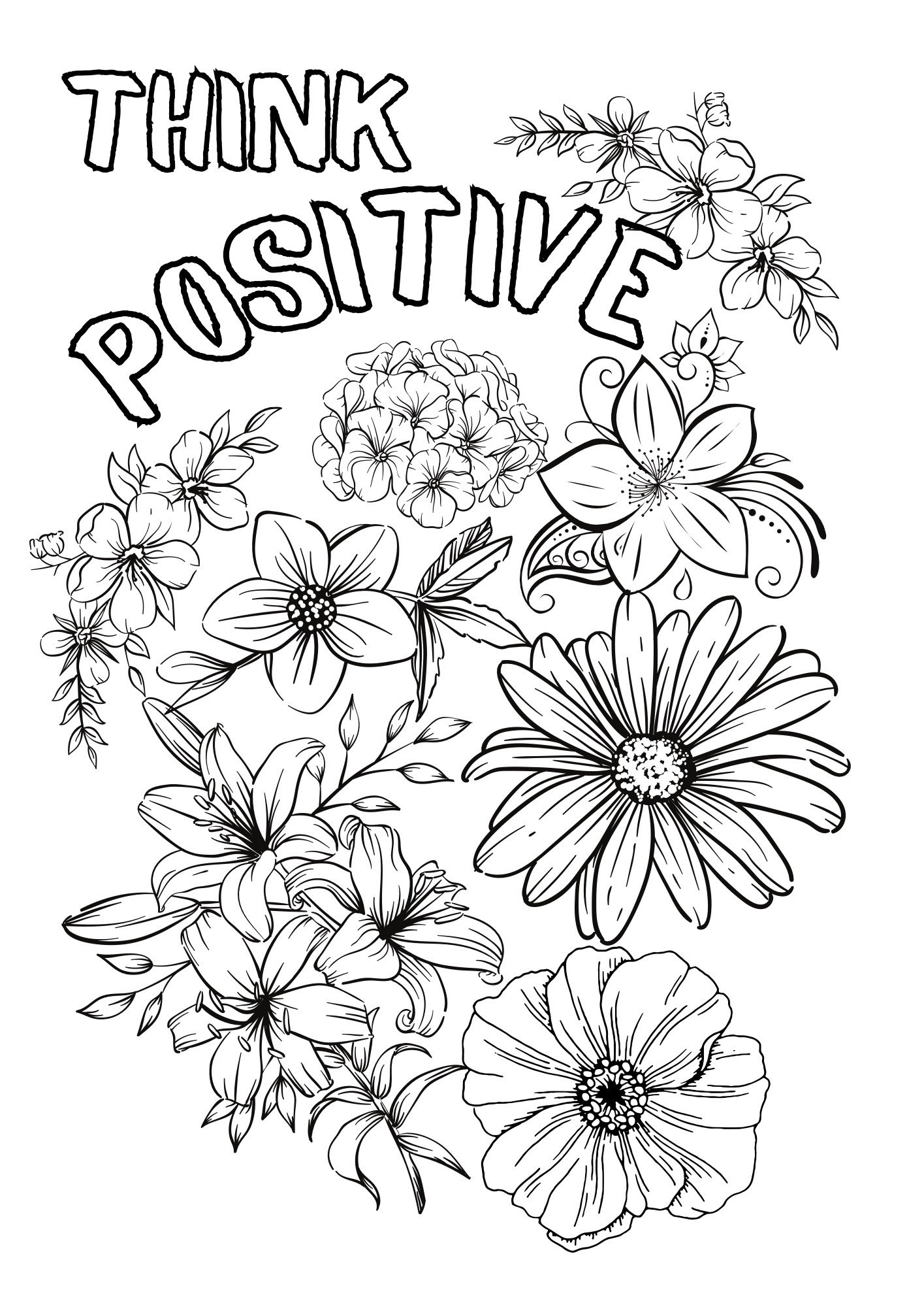 160+ Coloring Page Flowers: Blossom Your Imagination 55