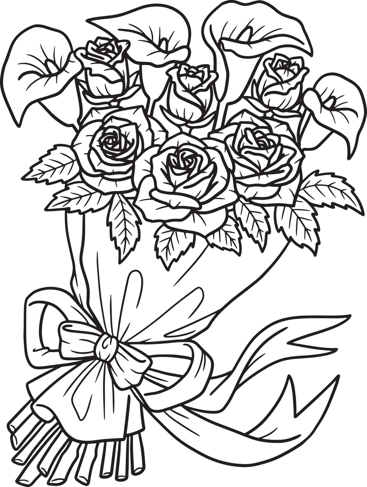 160+ Coloring Page Flowers: Blossom Your Imagination 57