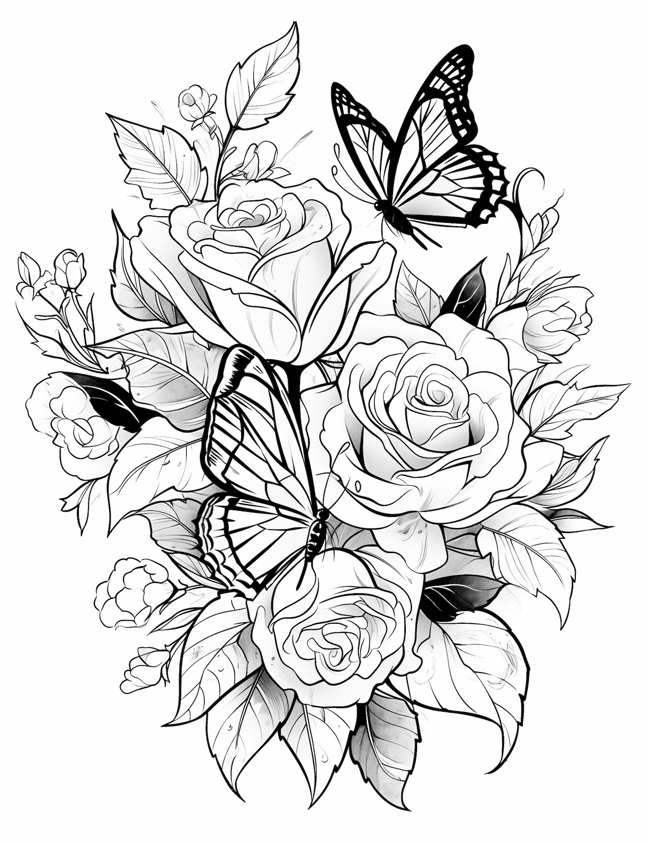 160+ Coloring Page Flowers: Blossom Your Imagination 62